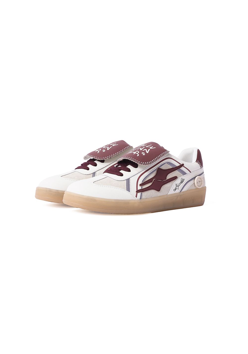 KILLWINNER丨Retro Training Sneaker-Wine Red - PSYLOS 1, KILLWINNER丨Retro Training Sneaker-Wine Red, Retro Trainers, KILLWINNER•JAPAN, PSYLOS 1